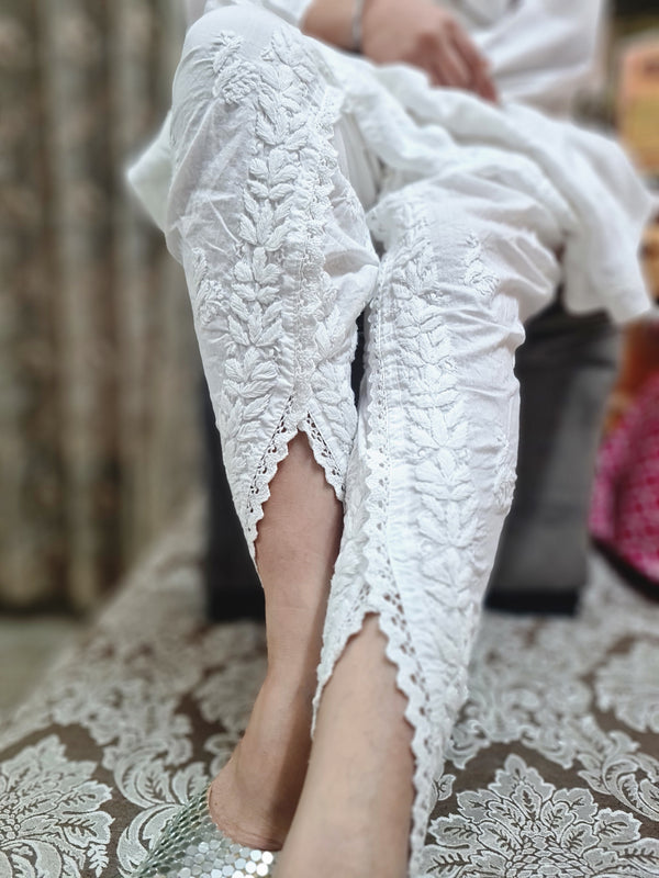 CHIKANKARI DHOTI PANT