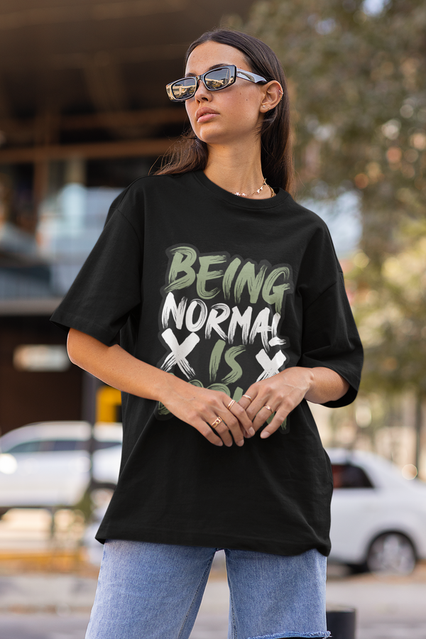 Being Normal Women Oversized Tee