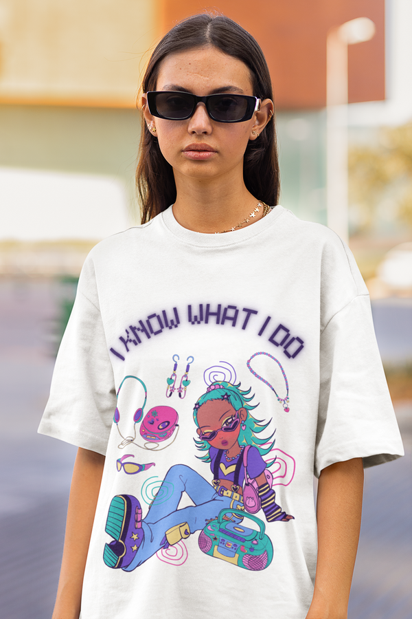 I KNOW WOMENS OVERSIZE TEE